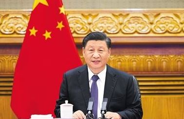 习近平同法国德国领导人举行视频峰会